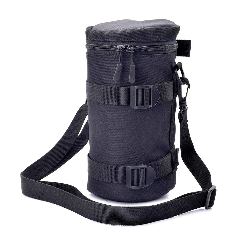 Cylindrical Camera Lens Bag Thick Water Resistant Telephoto Lens Pouch Adaptable 150-600 70-200 24-105