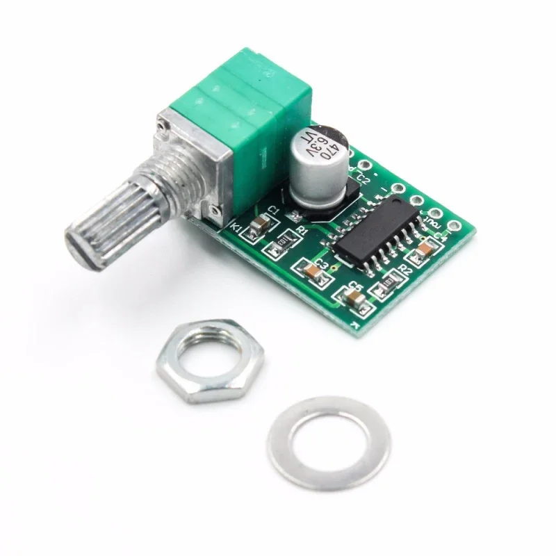 스위치가 있는 디지털 앰프 보드, 고화질 미니 오디오 액세서리, 오디오 전위차계, USB Pam8403