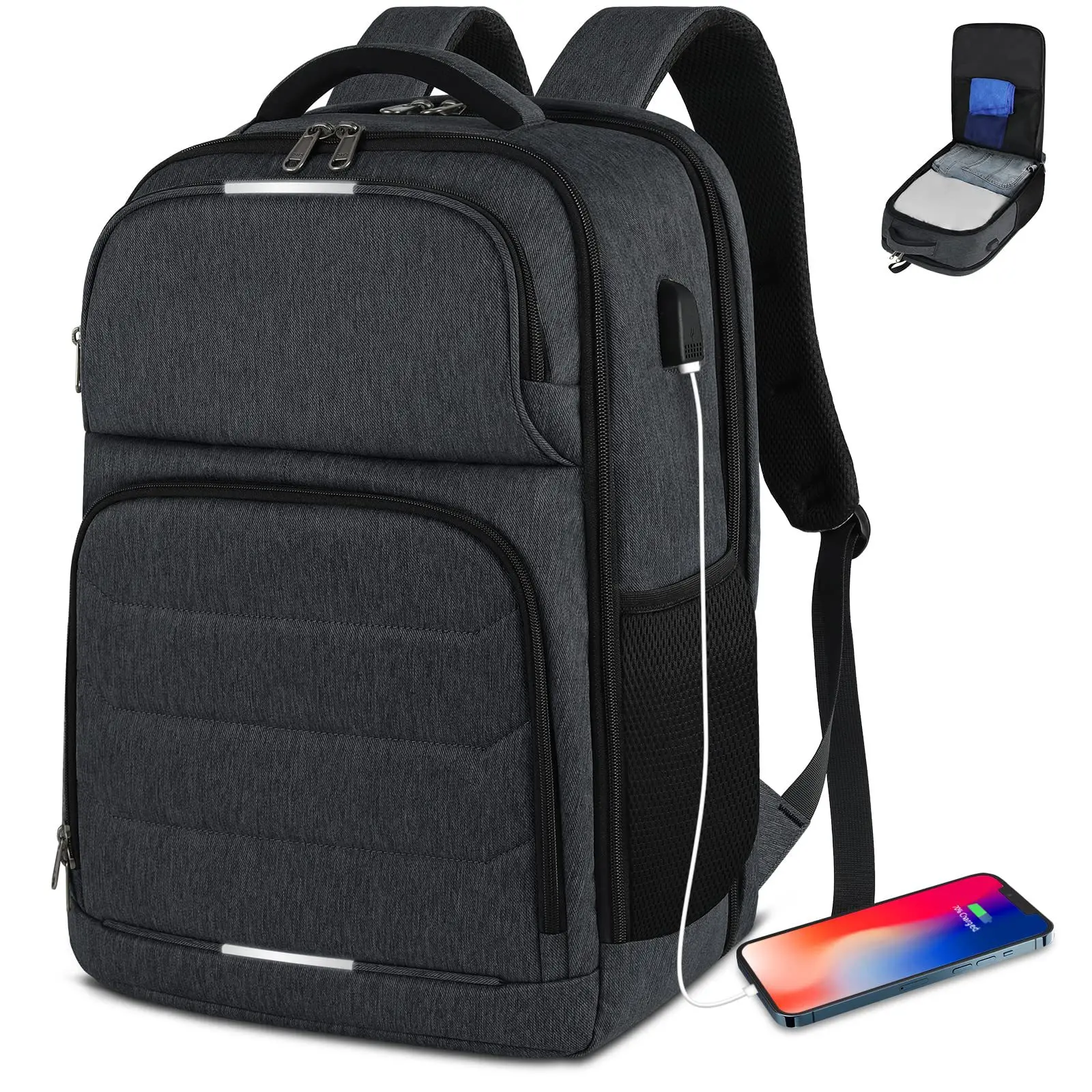 

New computer backpack men's backpack large capacity multi-function travel notebook business computer bag