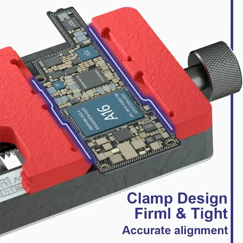 لوحة أم صغيرة ميكانيكية أوري ، تركيبات PCB ، لوحة كمبيوتر للهاتف ، حامل إصلاح بدرجة حرارة عالية ، إزالة الغراء ، لحام بغا ، أداة الرقصة