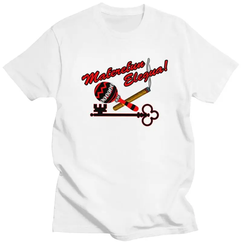 Camiseta personalizada Cool Maferefun Elegua para hombre, Camiseta de manga corta 100% de algodón, camisetas informales, camisetas de calle