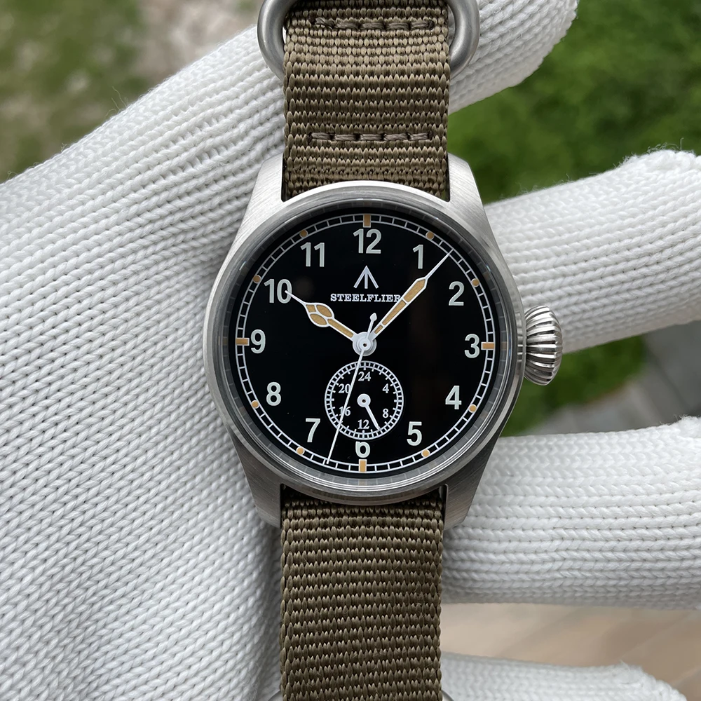 STEELFLIER Offizielle SF746 Luxus-Quarz-Armbanduhr Swiss Luminous VH60 Mute-Uhrwerk 20Bar wasserdichte Multi-Zeitzonen-Uhren – Detail 35