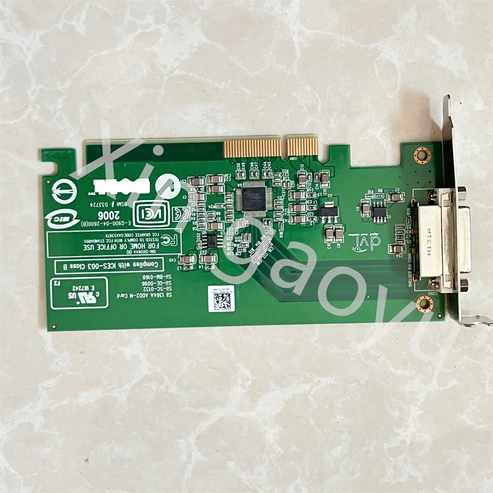 Original  For Dell Sil 1364A ADD2-N PCIe DVI Video Graphics Card 0FH868 FH868 Test Perfect