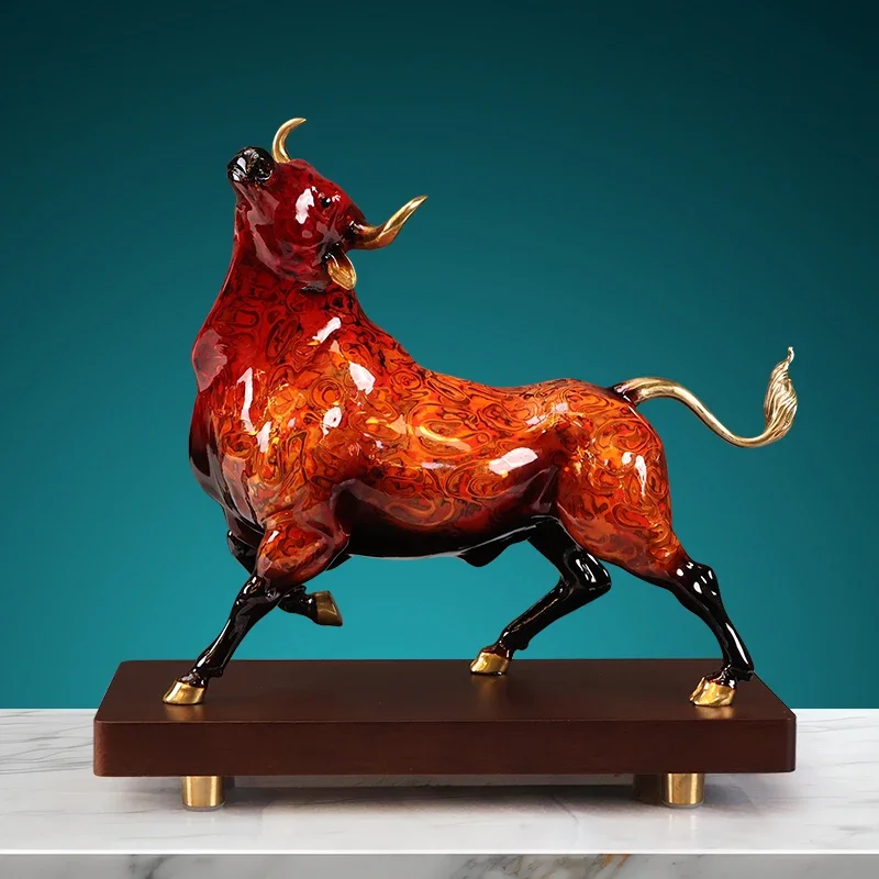 

Pure Brass Cow Office Home Gift
