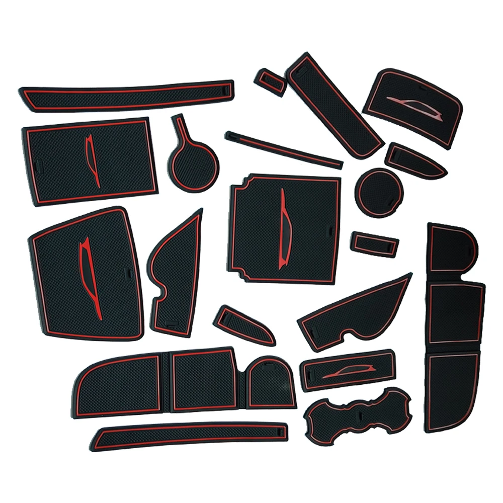 

Car Door Groove Mats For Ford Escape Kuga 2013-2019 Anti-Slip Gate Slot Cup Mat Non-Slip Rubber Mats Interior Accessories