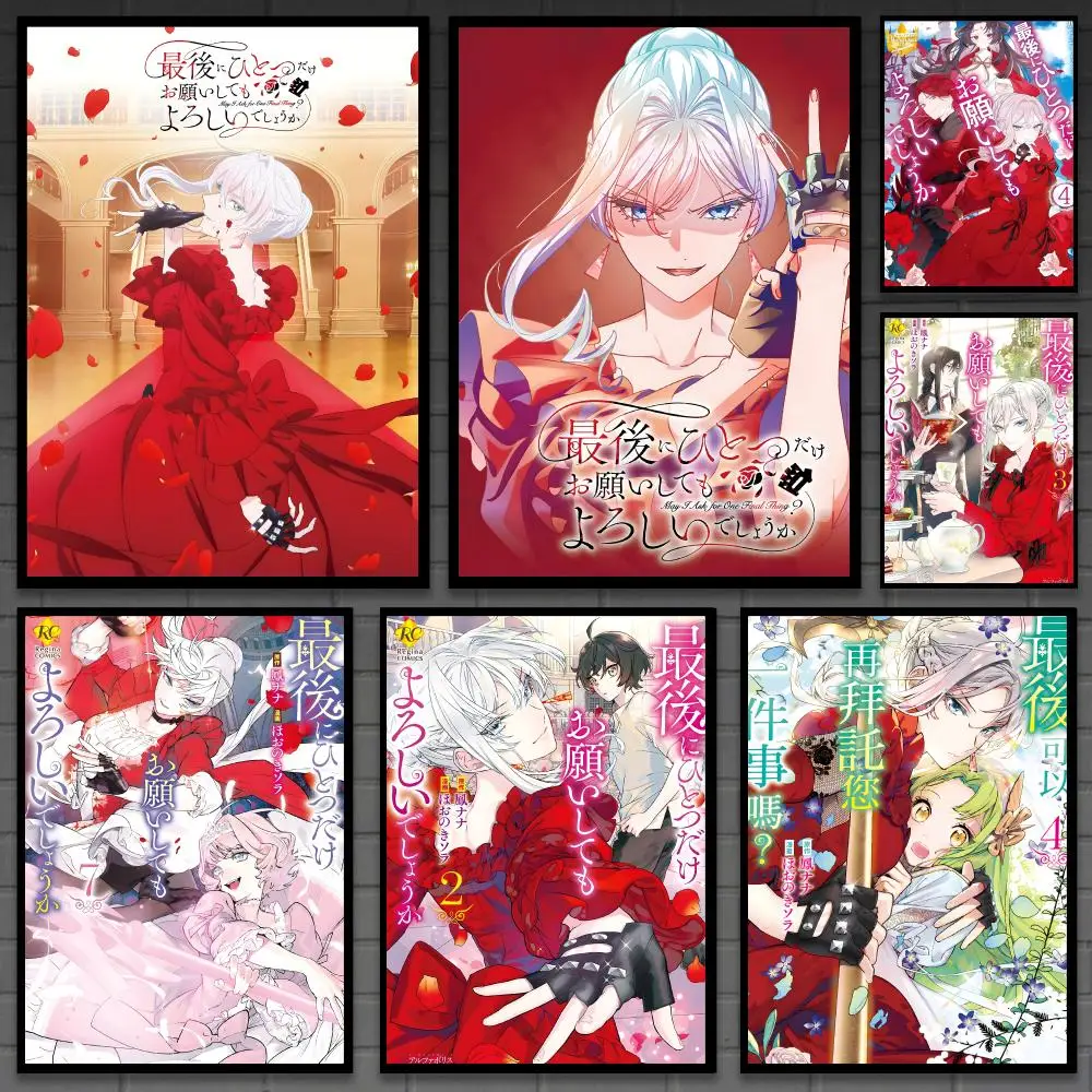 M-May I Ask for One Final Things Anime Poster Versatile HD Waterproof Wall Art Self-Adhesive Decor for Any Space Ideal Gift