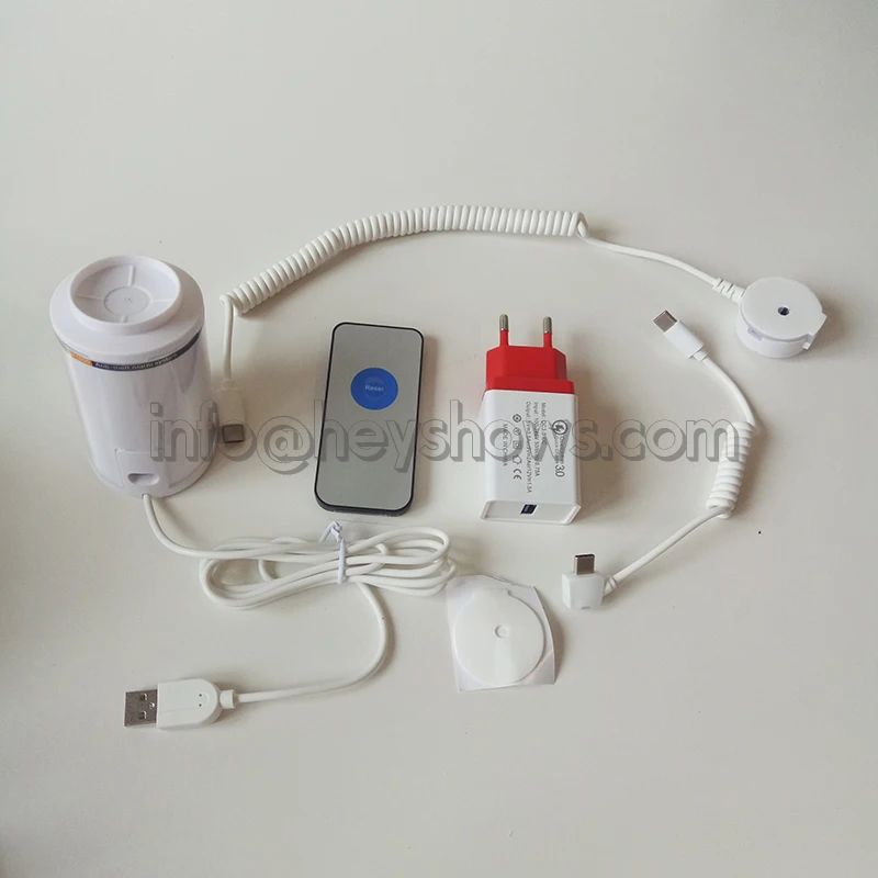 Mobile Phone Security Anti Theft Device Holder Burglar Alarm System Display Stand For Phone Retail Store