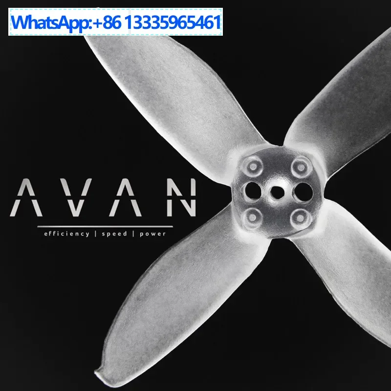 

Мини-пересекающая машина Yinyan FPV, четырехосевой AVAN Micro, 2-дюймовый четырехлистный пропеллер 6, положительный 6, отрицательный, 6 пар, модель самолета a