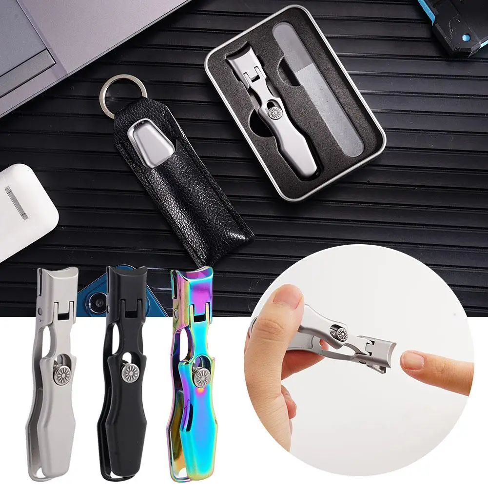 Profissional aço inoxidável Nail Clippers, cortador de unhas, unha do pé, Manicure Trimmer, unhas grossas