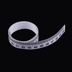 Self-Adhesive Measuring Tape Stainless Steel Workbench Ruler Adhesive Backed Tape Measure Metric Scale Rust-Proof Durable Ruler