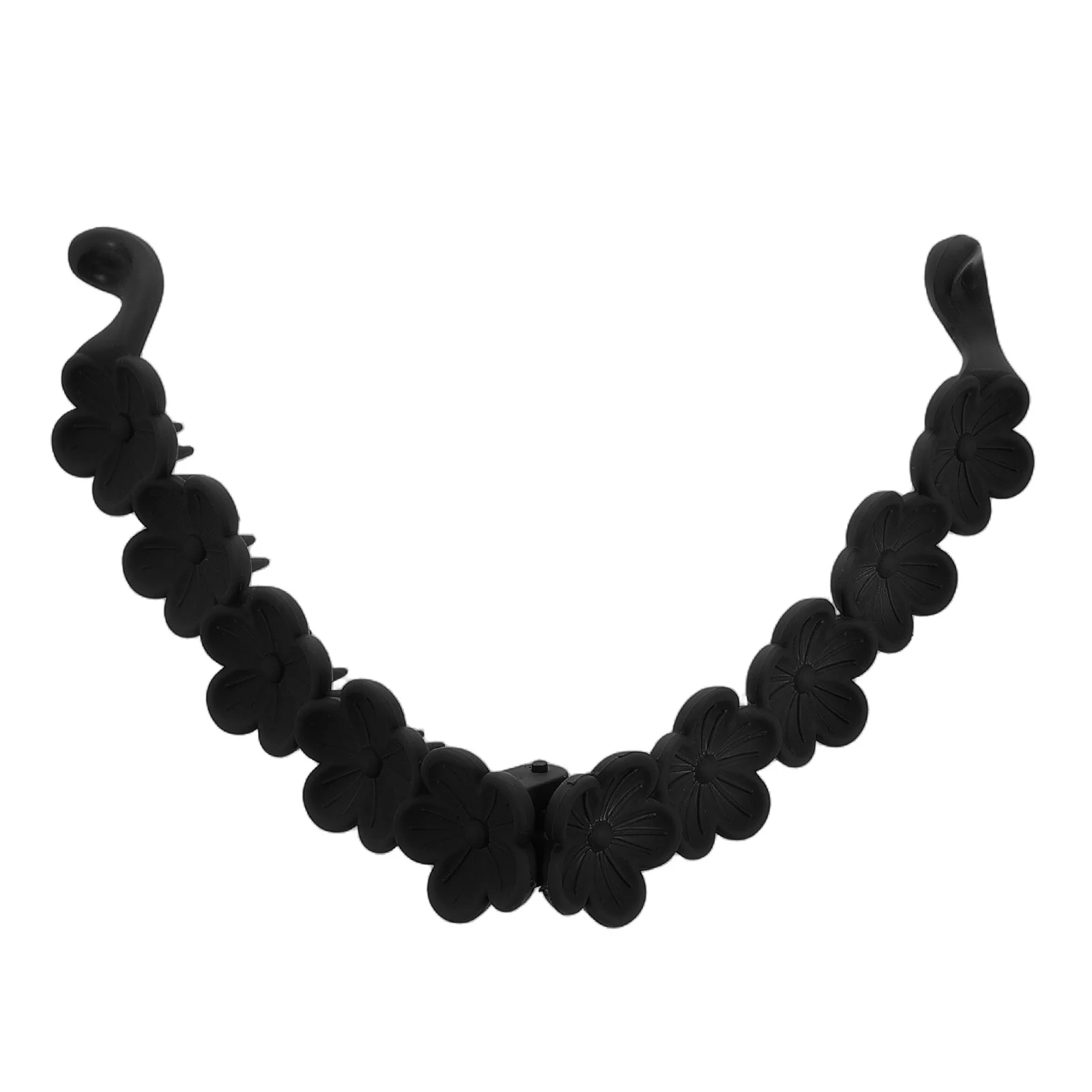 مشبك شعر أنيق على شكل زهرة بتصميم مضاد للانزلاق للنساء والفتيات، إكسسوار زهور لطيف لضفائر ذيل الحصان والأعلى