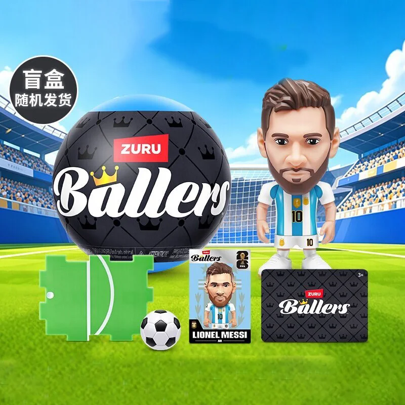 ZURU 2026 Official Licensed Fifa Ballers Blind Box Football Star Action Figure Messi Mbappe Collectible Decor For Football Fans