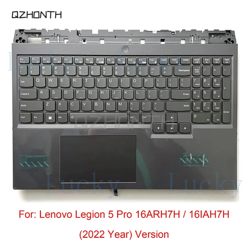 f  New for Lenovo Legion 5 Pro 16ARH7H 5 Pro 16IAH7H Palmrest w/ Backlit Keyboard 2022