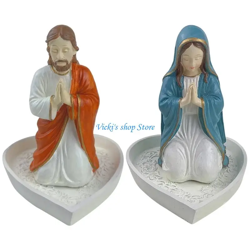 

Long Time Use Figurine Rosary Storage Catholic Home Altar Decoration Pieces