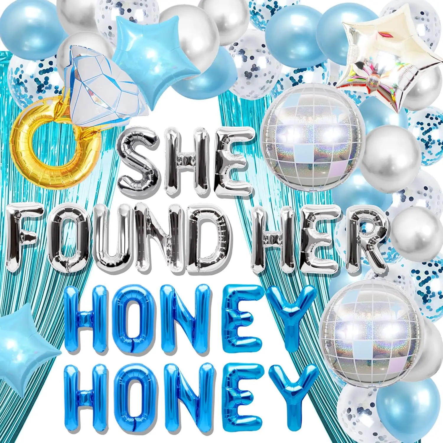 Laventy She Found Her Honey Brautparty She Found Her Honey Honey Ballons Mamma Mia Bachelorette Party Ballon