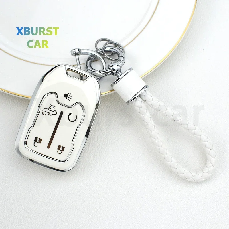 

5 6 Buttons TPU Shell Fob For Chevrolet Silverado Suburban Tahoe for GMC Yukon Sierra Acadia Terrain Car Key Case Remote Cover