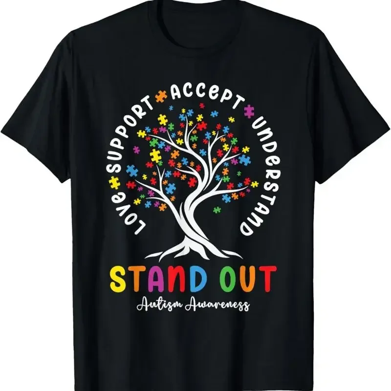 Love Support Accept Understand Autism Awareness Autistic T Shirt