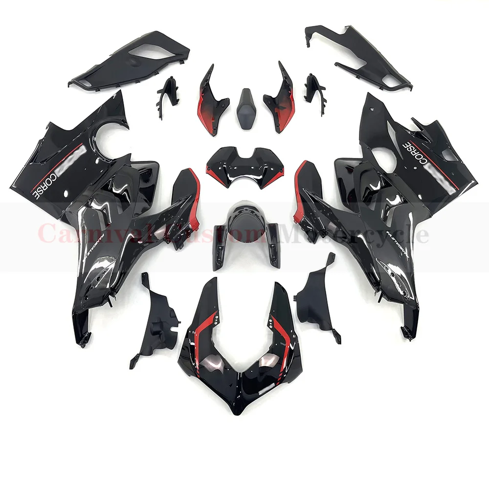 

Suitable for Ducati Panigale V4 V4S V4R 2018-2022 19 20 21 motorcycle high-quality black and red body cover, new fairing kit