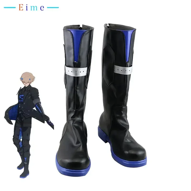 Game GRAY RAVEN PUNISHING Lee Entropy Cosplay Shoes PU Leather Shoes Halloween Boots Anime Cosplay Props Custom Made