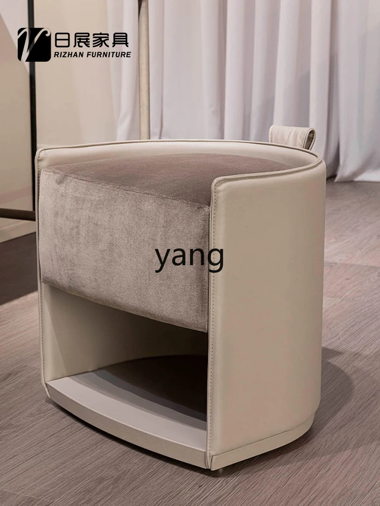 Yhl Cloth Dresser Stool Modern Simple Model Room Adult Dressing Stool Hong Kong Style Living Room Sofa Stool