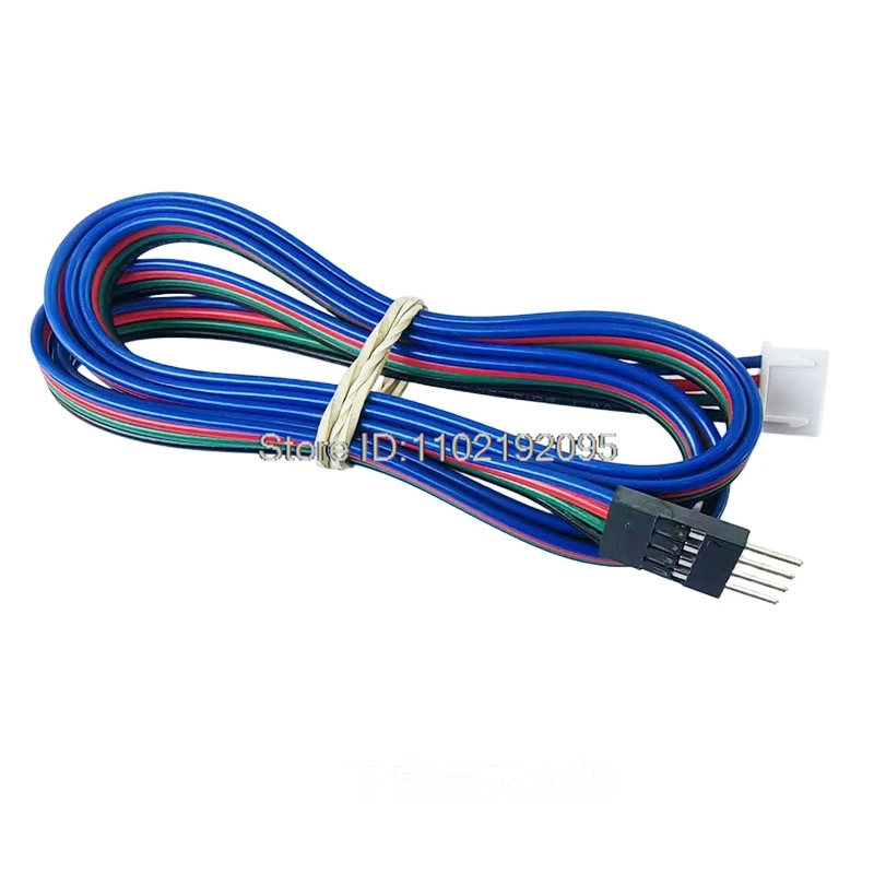 100CM 22AWG XH2.54 XHP-4 to Dupont 4 LED Light Extension Cable Adapter 4-pin RGB Extension JST Style Cable Assembly Wire Harness