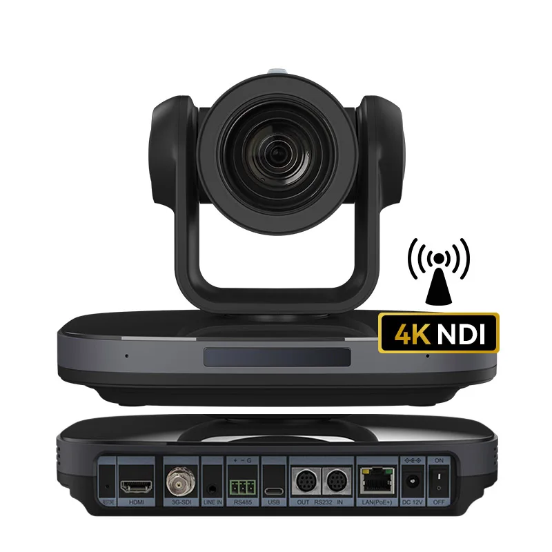4k UHD 20X Zoom 60fps Smooth PTZ Camera for Broadcasting Conferecning System SDI LAN USB3.0 Webcam POE Video Camera