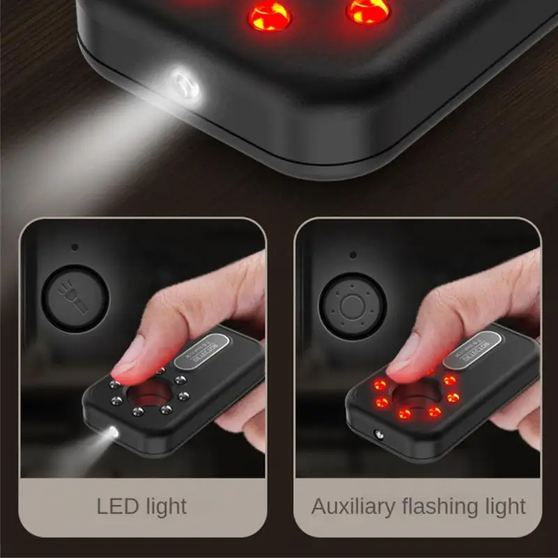 Anti-surveillance Infrared Detector Anti-peep Camera Detector Portable Compact Detector Monitoring Equipment Anti-candid Camera