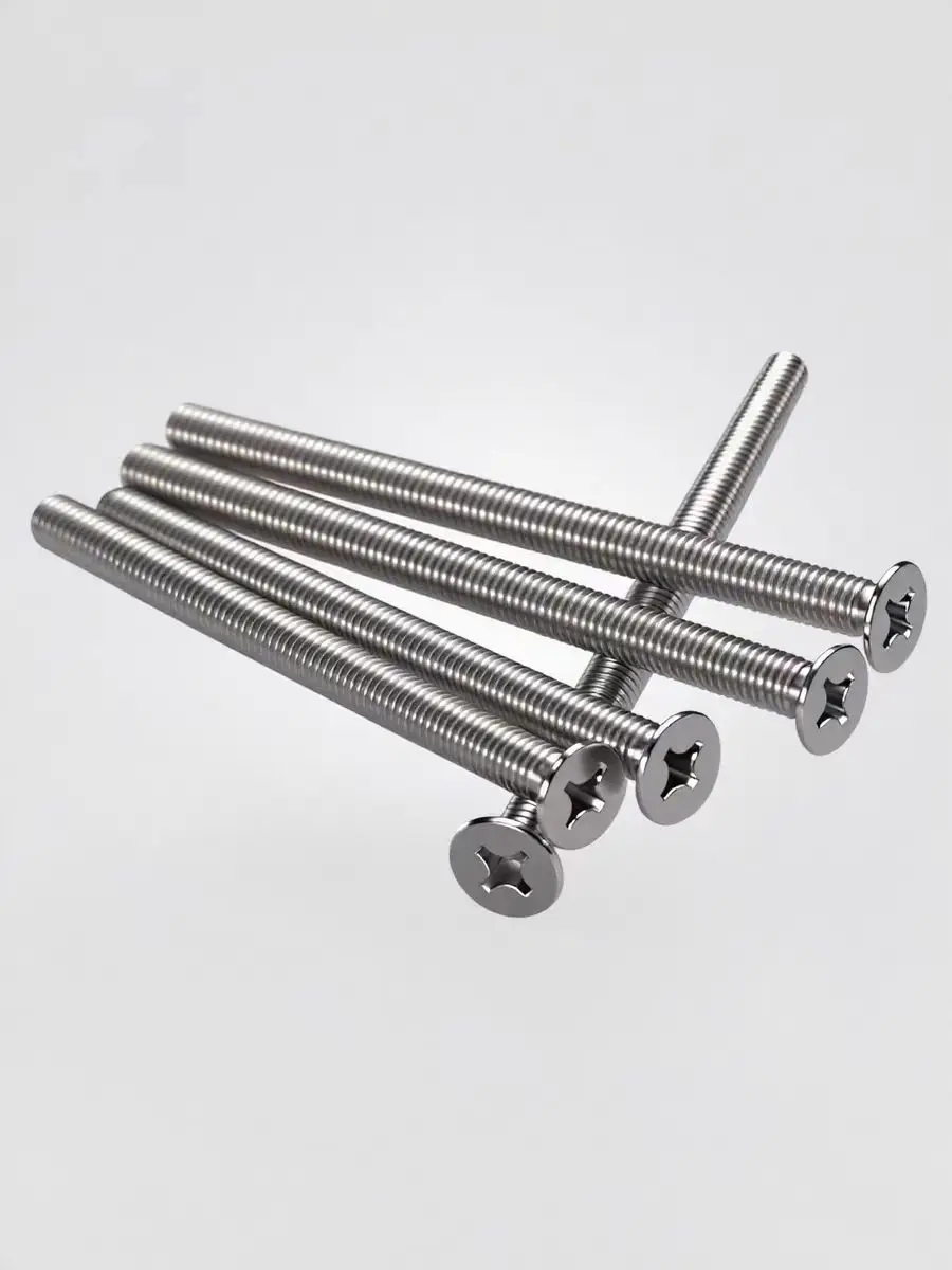 สกรูหัวจมแบบไขว้ M2 M2.5 M3 M3.5 M4  ทำจากสแตนเลส 304 A2-70 มาตรฐาน GB819