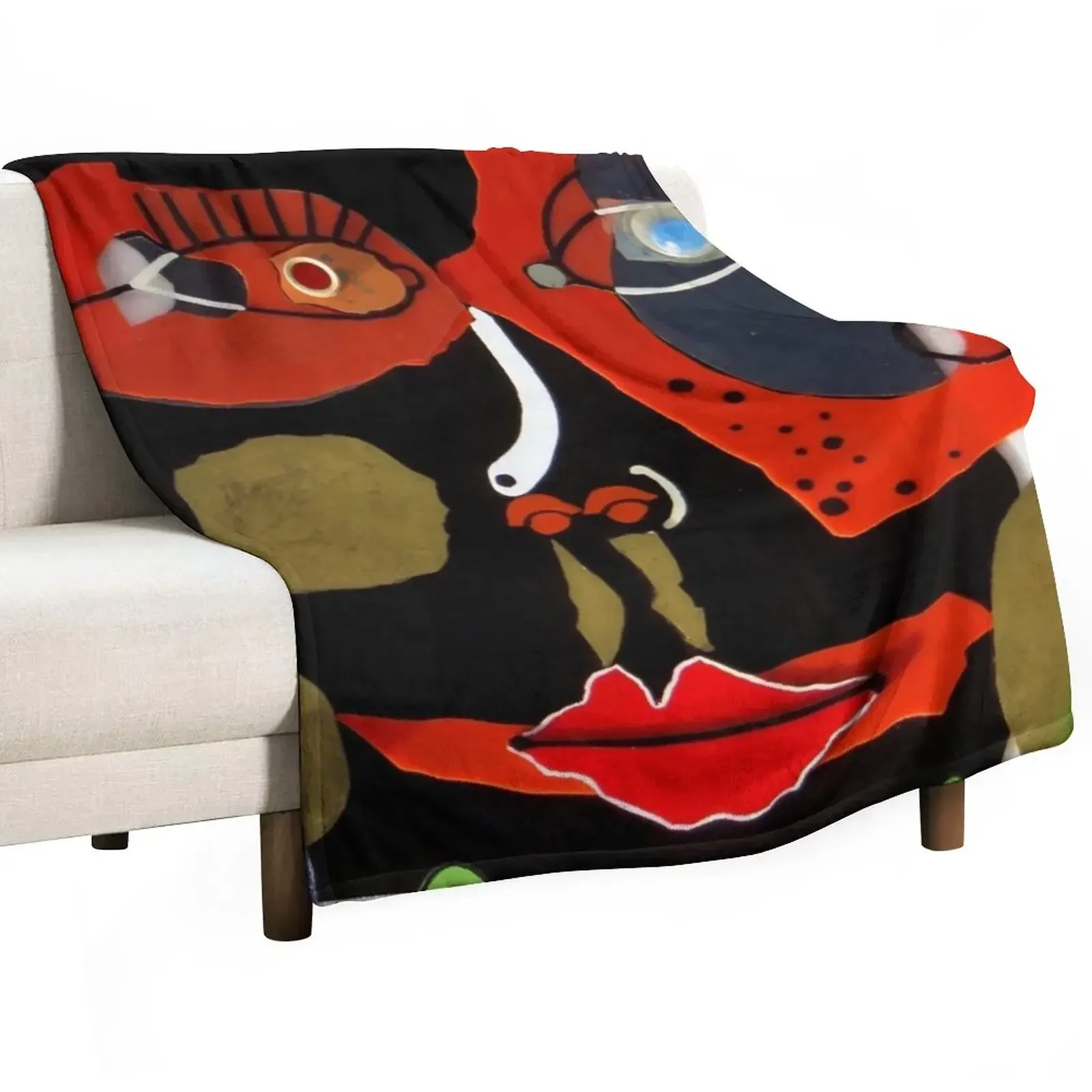 New Cesar Manrique Artwork Throw Blanket sofa bed for sofa Blankets