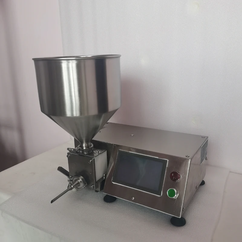 Pneumatic Jam Butter Puff Core Injection Bread Filling Machine Used for Biscuit Bread Pastry with Different Head Options