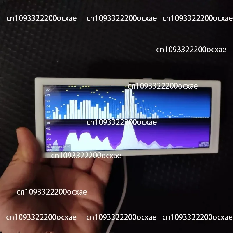 6.2-inch Car-mounted Music Spectrum Level Voice-controlled Microphone LCD Display With HDMI Output