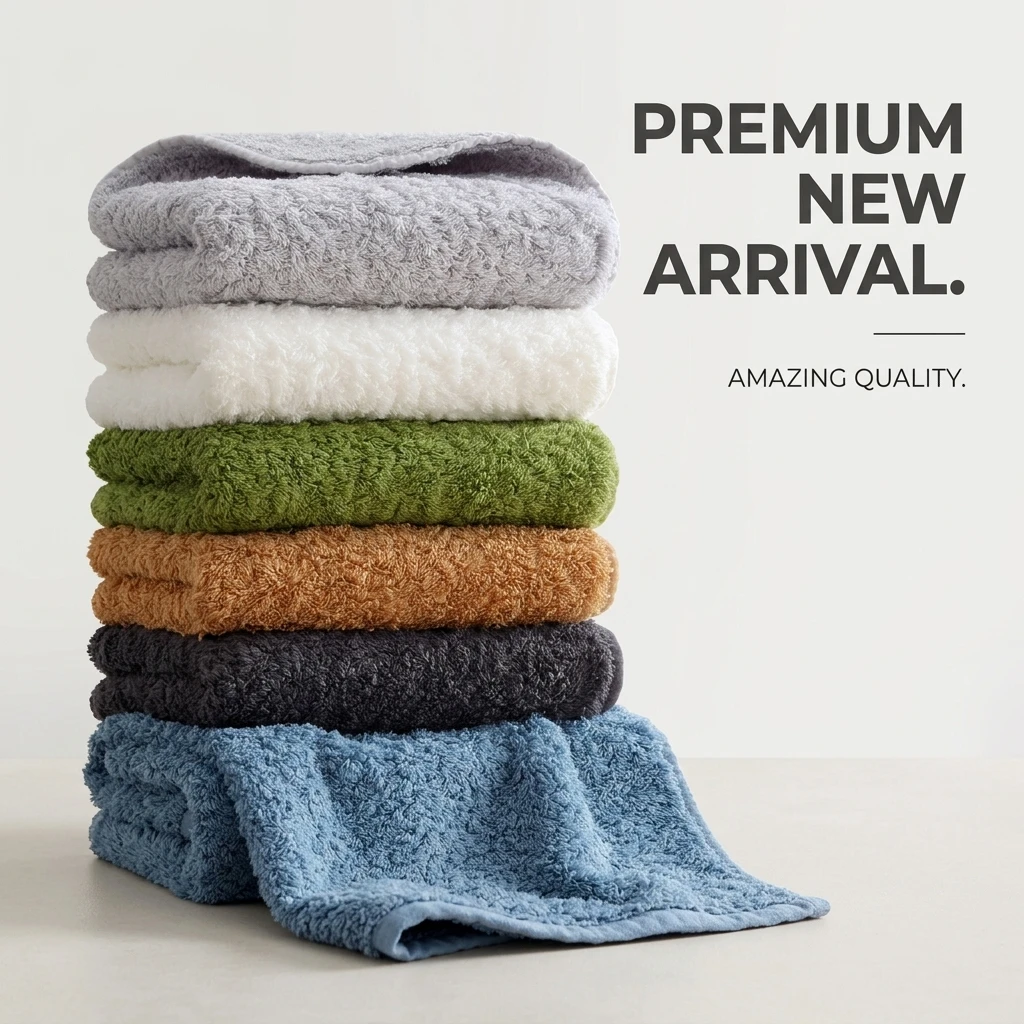 Cotton Face Towels, Aibisi Puxi 100% Cotton Antibacterial Thick Soft Absorbent 200g 40-Count Hemmed Face Washcloths