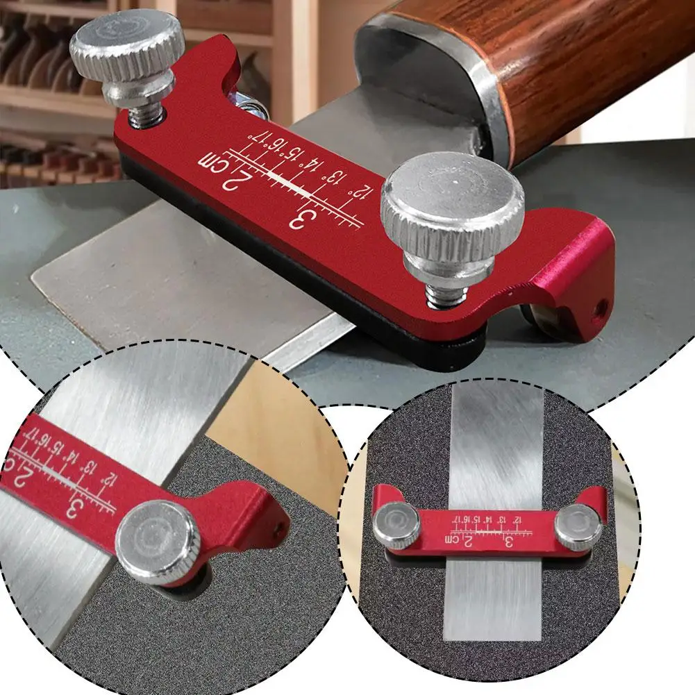 

Woodworking Chisels And Planes Aluminum Chisel Sharpener DIY Hand Honing Guide Tool Chisel Scale System Wood Flat Sculpture B1T8