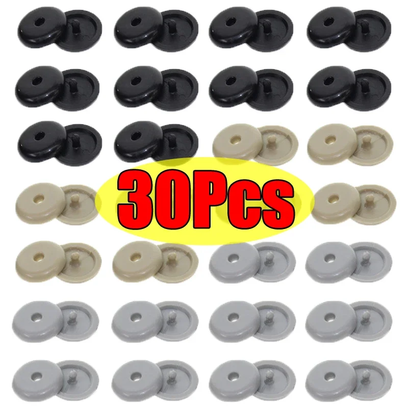 10/20/30Pcs Car Safety Seatbelt Stopper Buckle Anti-slip Seat Belt Stop Button Plastic Auto Car Seat Belt Spacing Limit Stoper