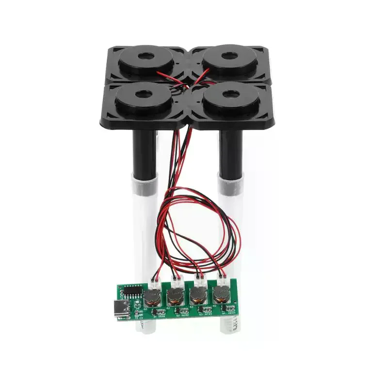 1 Set DIY Ultrasonic Nebulizer DC5V Unswitched 4 Spray Humidifier Module Atomization Control Board Type-C Interface