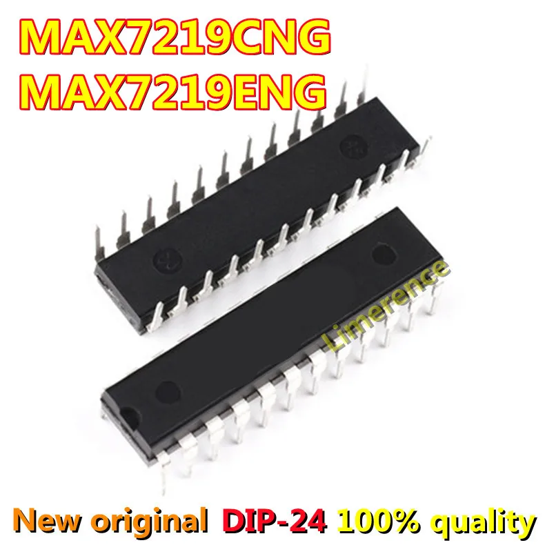 10 قطعة MAX7219CNG DIP24 MAX7219ENG MAX7219 7219 DIP-24- #1