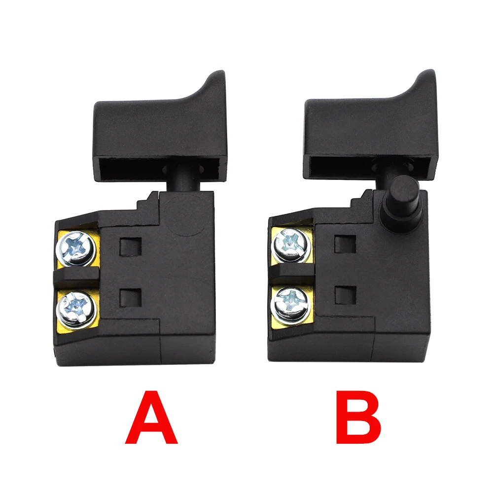 1pc Speed Regulating Switch 250V Trigger Button Switch Power Tool Adapter For Electric Drill Planer Circular Saw Power Tools
