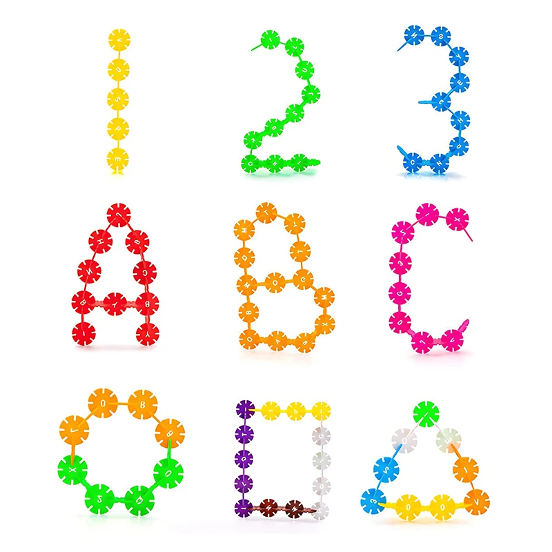 60/100/200 шт. разные цвета, блоки в виде снежинок, 2 стиля в наличии, игра для родителей и детей, аксессуары для распознавания цвета детского сада ZYF