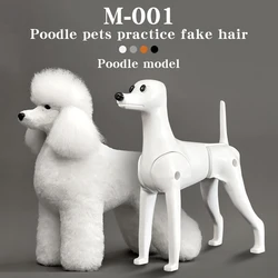 Poodle dog pet professional beauty simulation wig model practice special skeleton environmentally friendly PE material