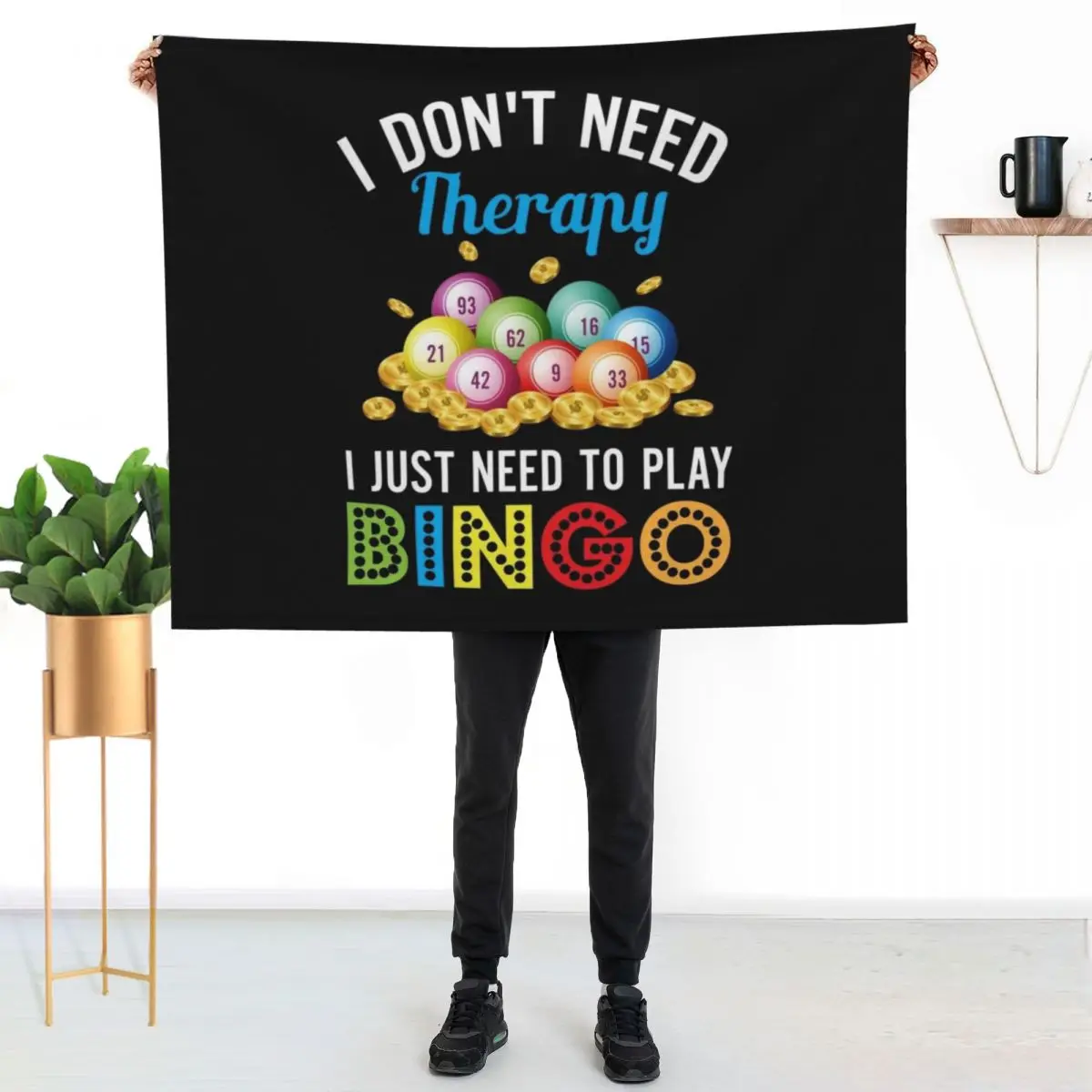 I Just Need To Play Bingo Throw Blanket halloween Kid'S Luxury Throw Extra Large Throw Tourist Baby Blankets