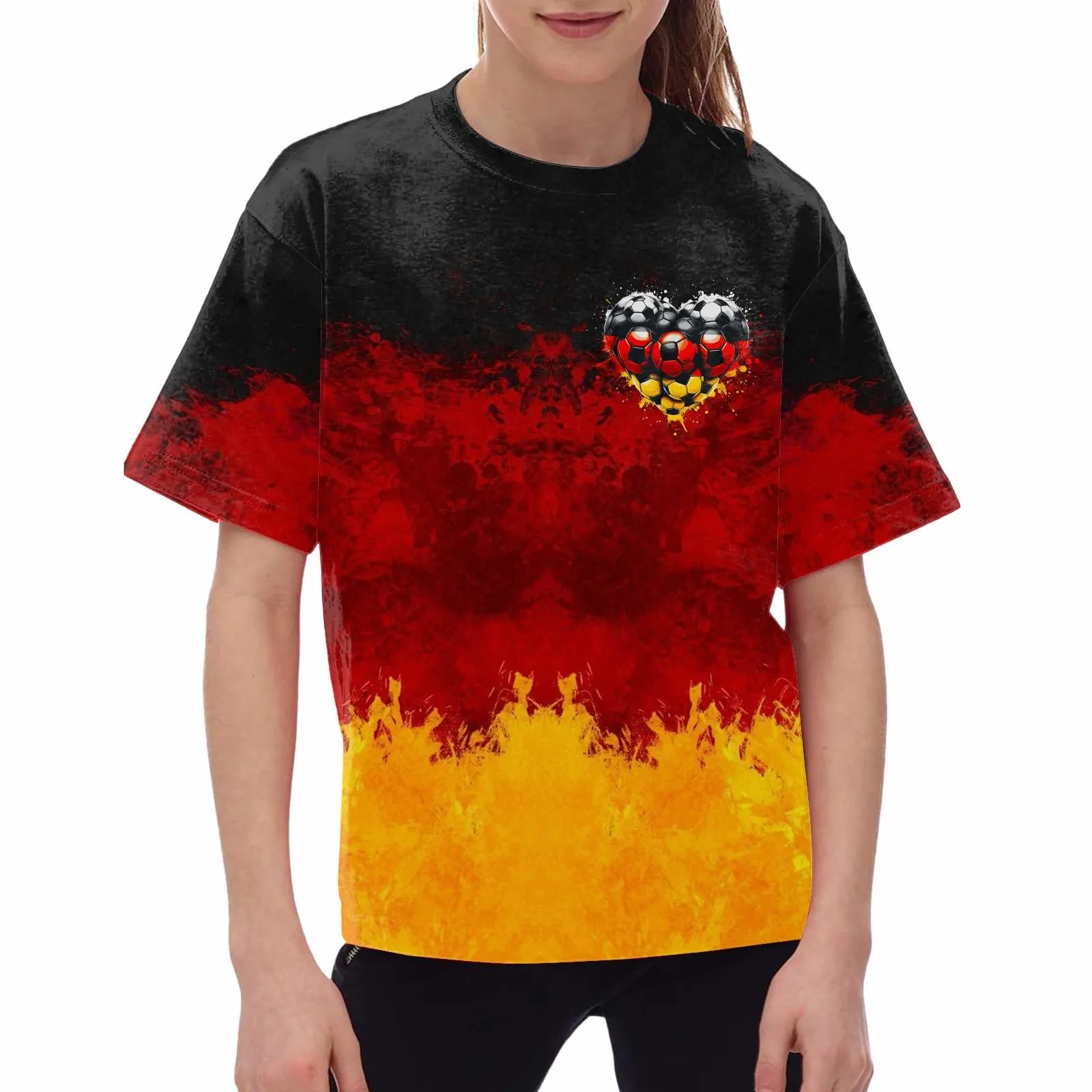 

Children'S Daily Top Children'S Fashion Jersey Type Short Sleeved Top Children'S Comfortable Round Neck Short Sleeves 2024