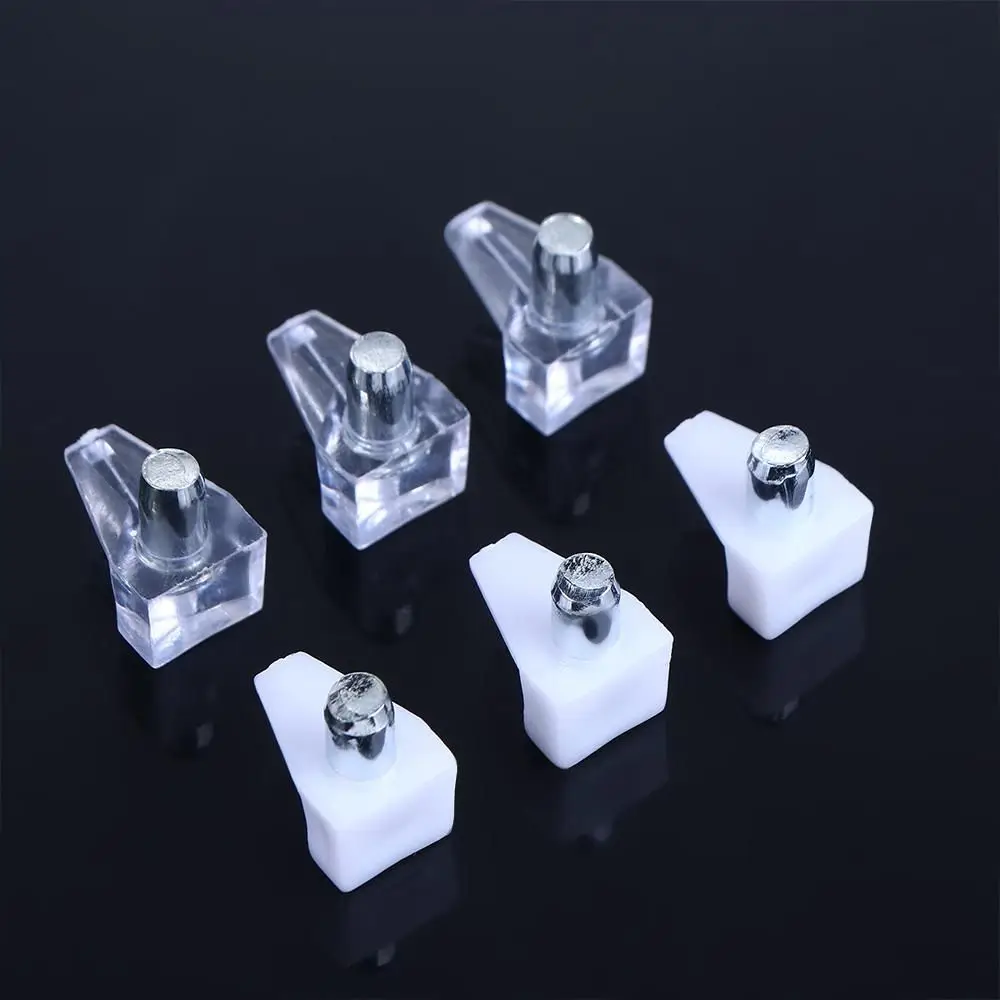 

Transparent With Metal Pin Fixed Cabinet Cupboard Wooden Furniture Shelf Studs Pegs Shelf Holder Hardware Accessories Bracket