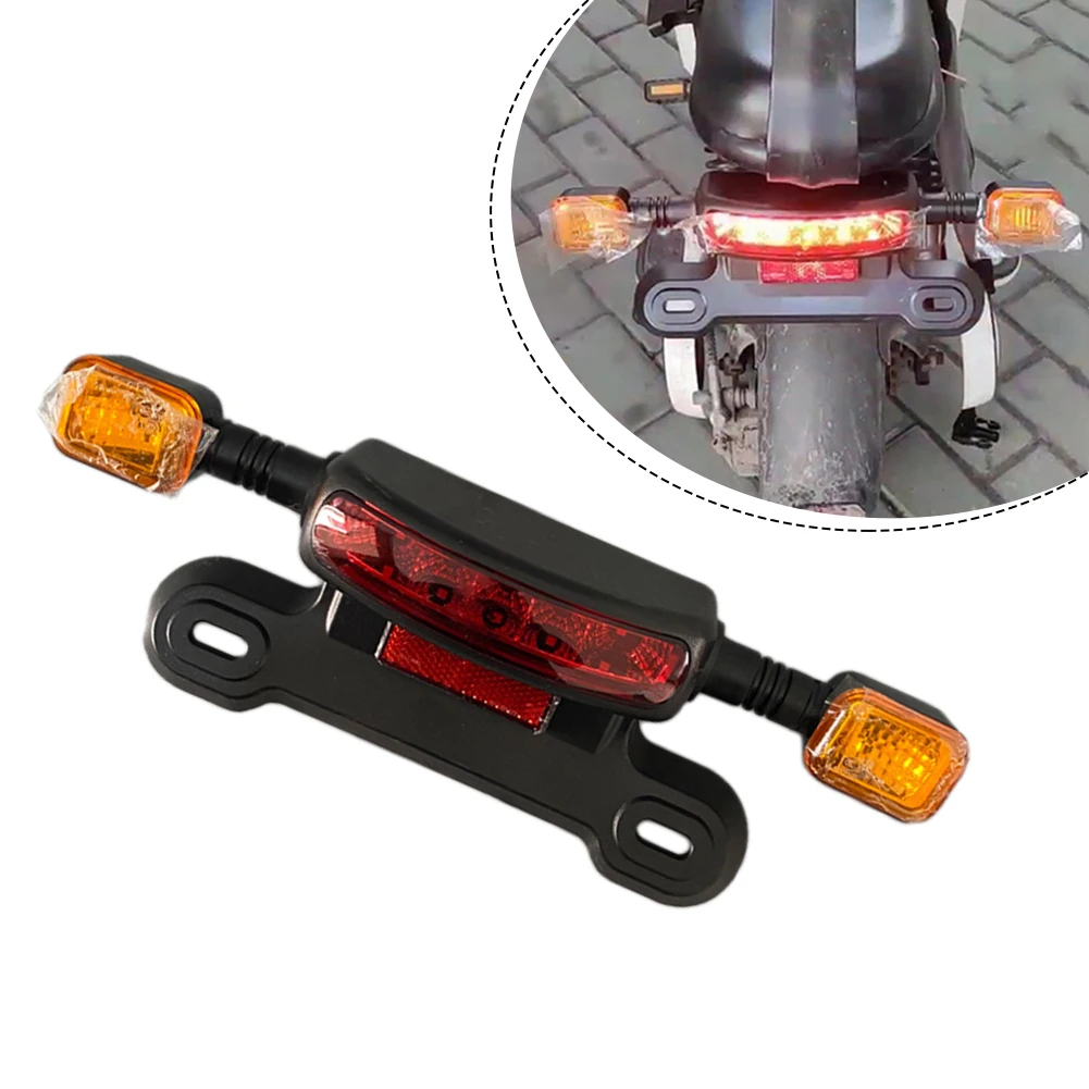 48/60/12V Electric Vehicle Brake Light Driving Lights Turn Signal Tail Light LED Lamp Electric Bicycle Accessories