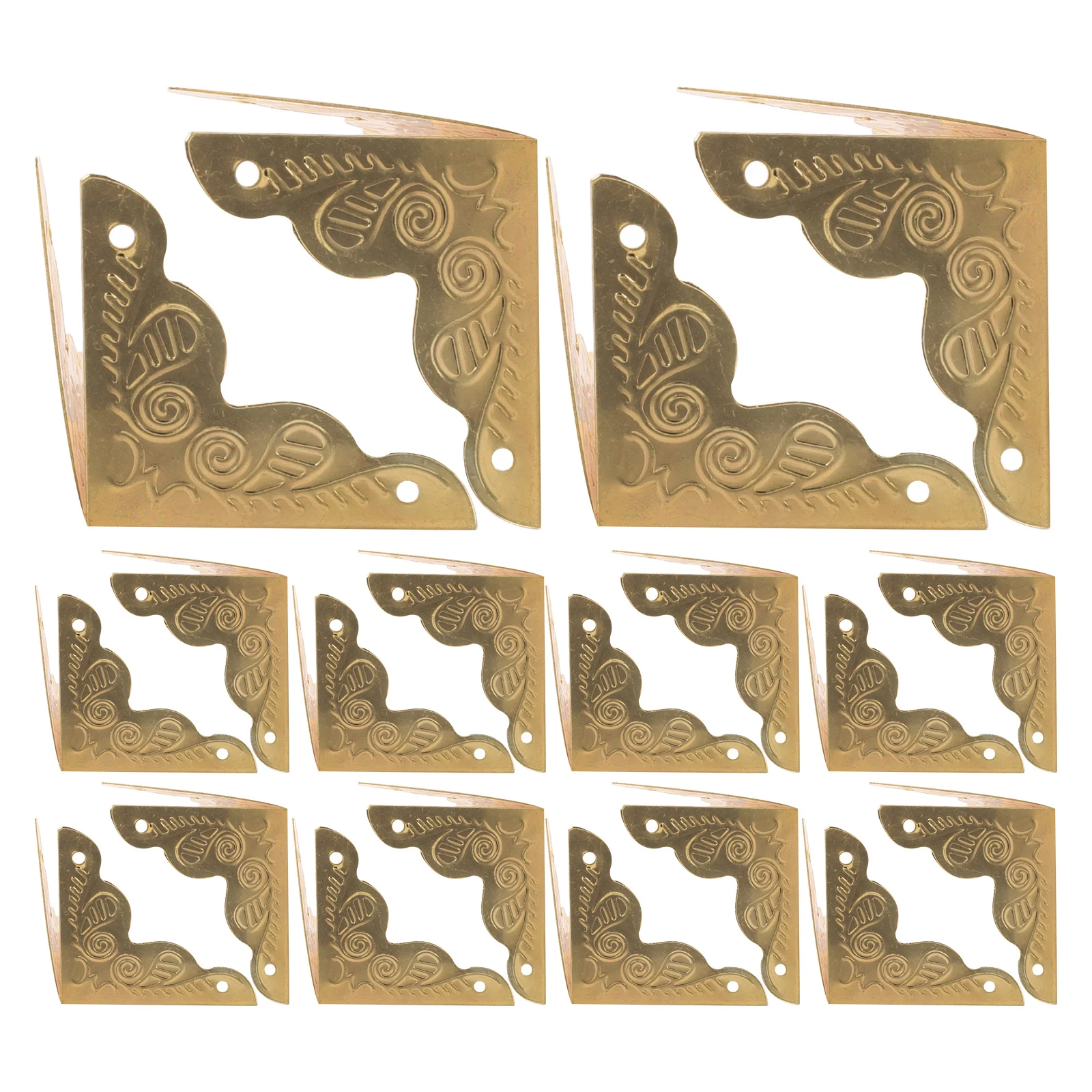 

100 Pcs Corner Guard Decoration Baby Protectors Vintage Iron Decorative Heavy-duty Metal