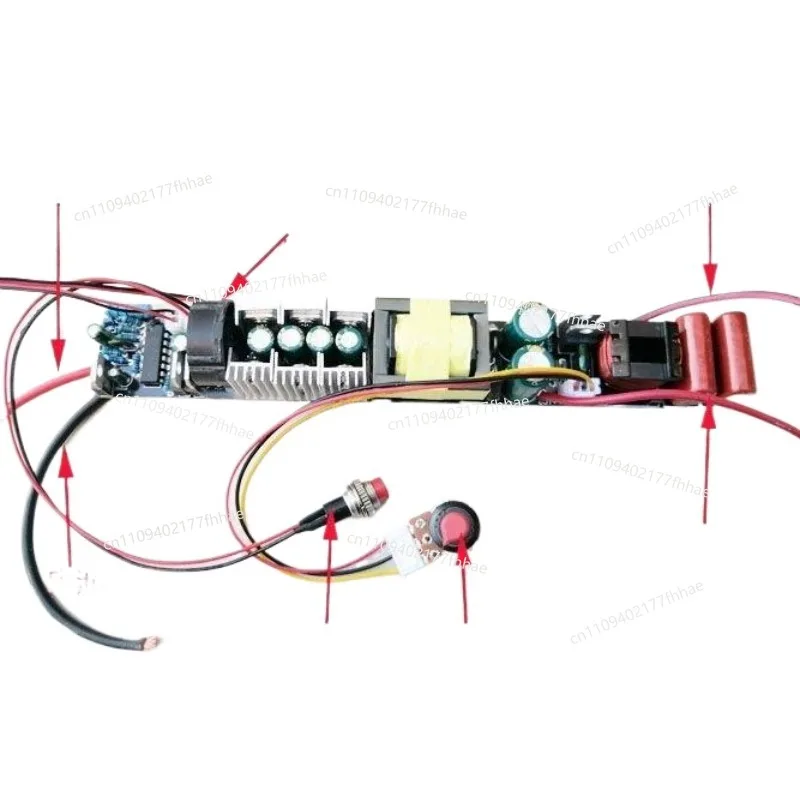 New 40 Tube High Power 500W Air Cooled Single Bar Machine Main Board Lithium Battery Integrated DIY Main Board