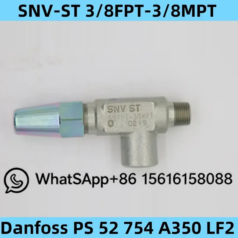 New Needle Valve 022-10230-000 for York Refrigerator Angle Valve SNV-ST 3/8FPT-3/8MPT Replacement Part HVAC Cooling System