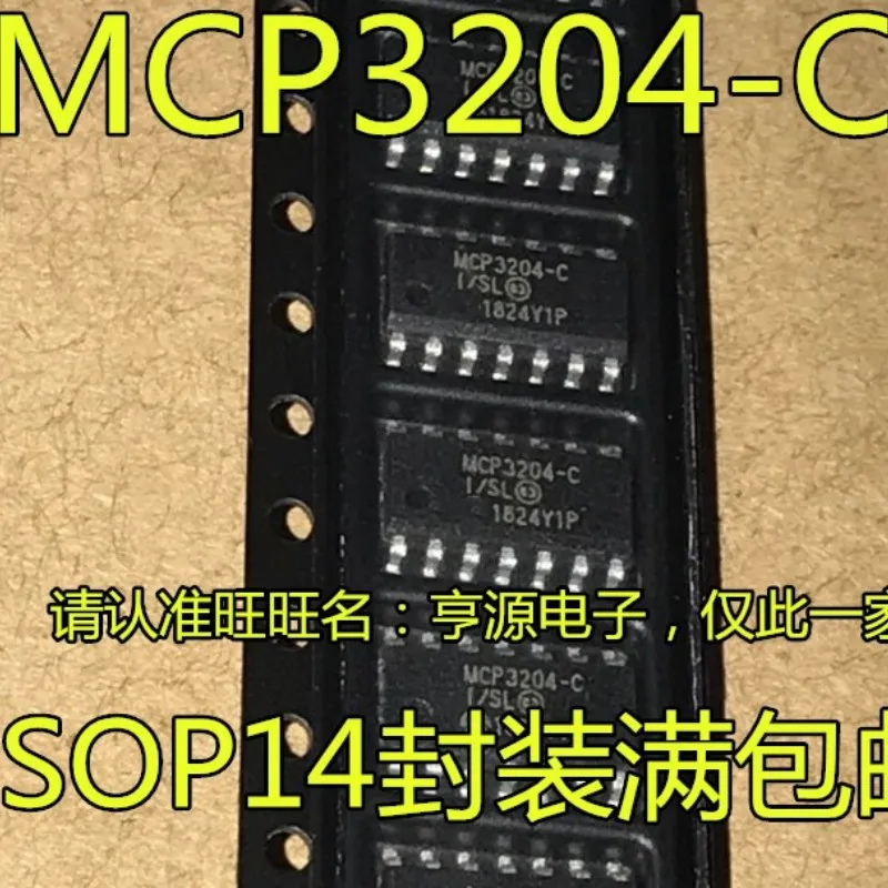 

5pcs/lot MCP3204-CI/SL MCP3204-C MCP3204 SOP-14 MCP3204-CI/ST TSSOP-14 New original In Stock