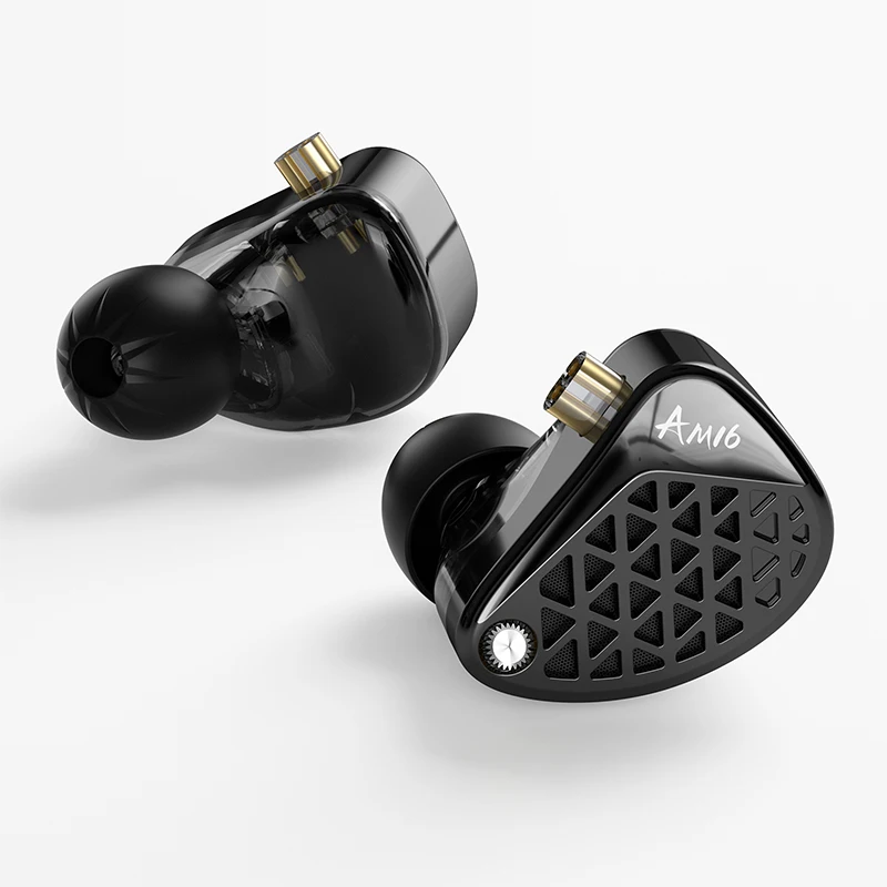 KZ AM16-イヤホンイヤホン,イヤリング,バランス型イヤホン,3方向