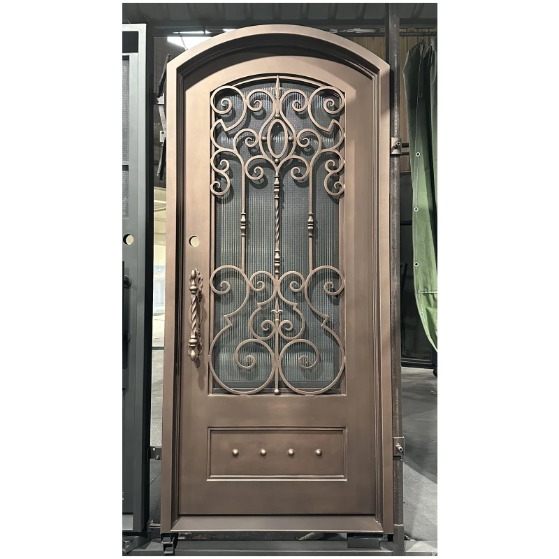 

Support Customization Factory Wholesale Modern Iron Door Designs Arches Iron Doors Wrought Iron Door