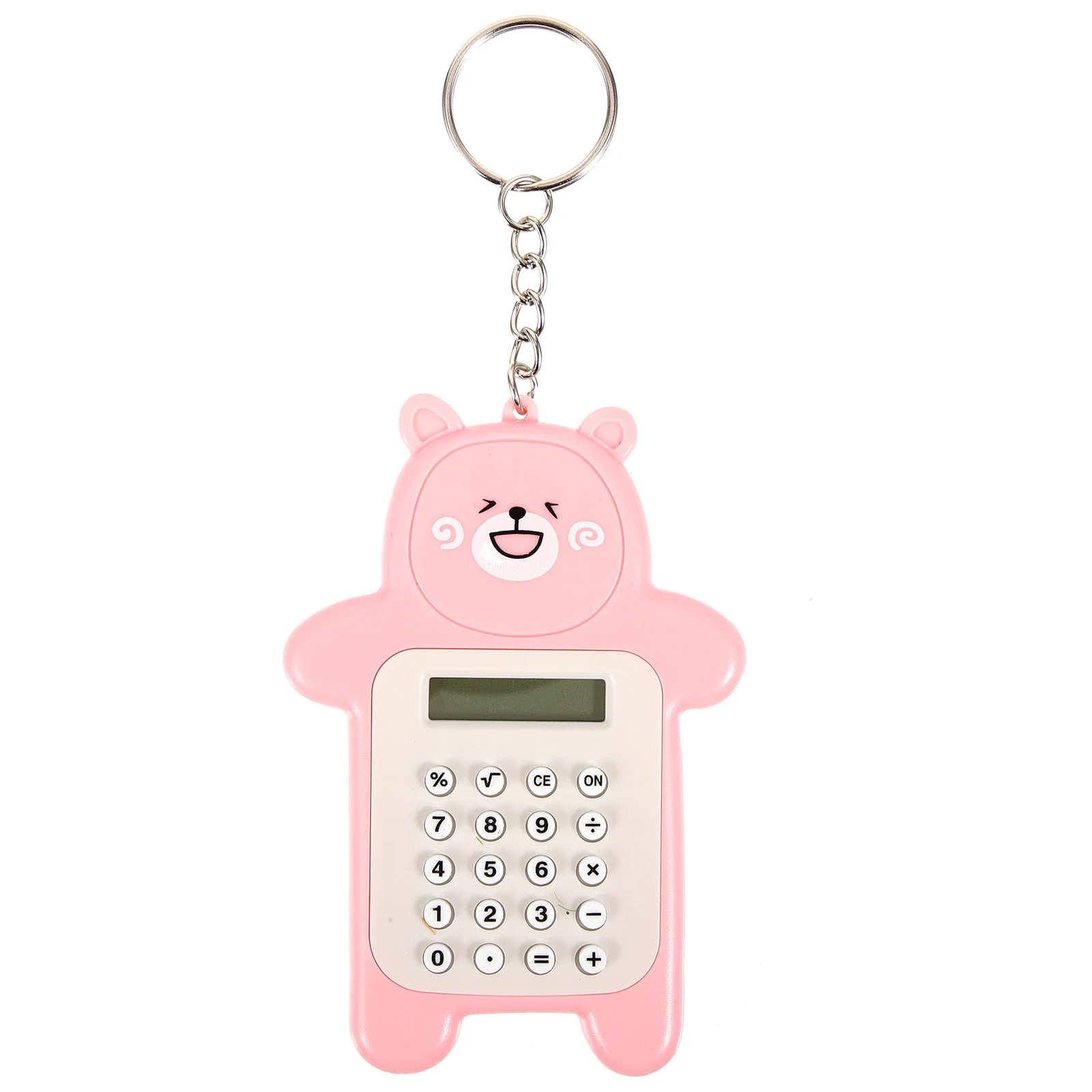 Mini Calculator Keychain Portable Decorative Pendant Calculators Office Supplies Hanging Calculator